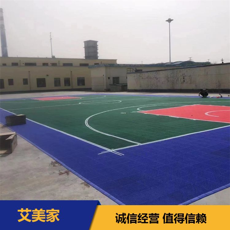 软塑运动悬浮式拼装地板 回弹率≥93 使用寿命长 售后完善每平方米约30.00元每平米(8)